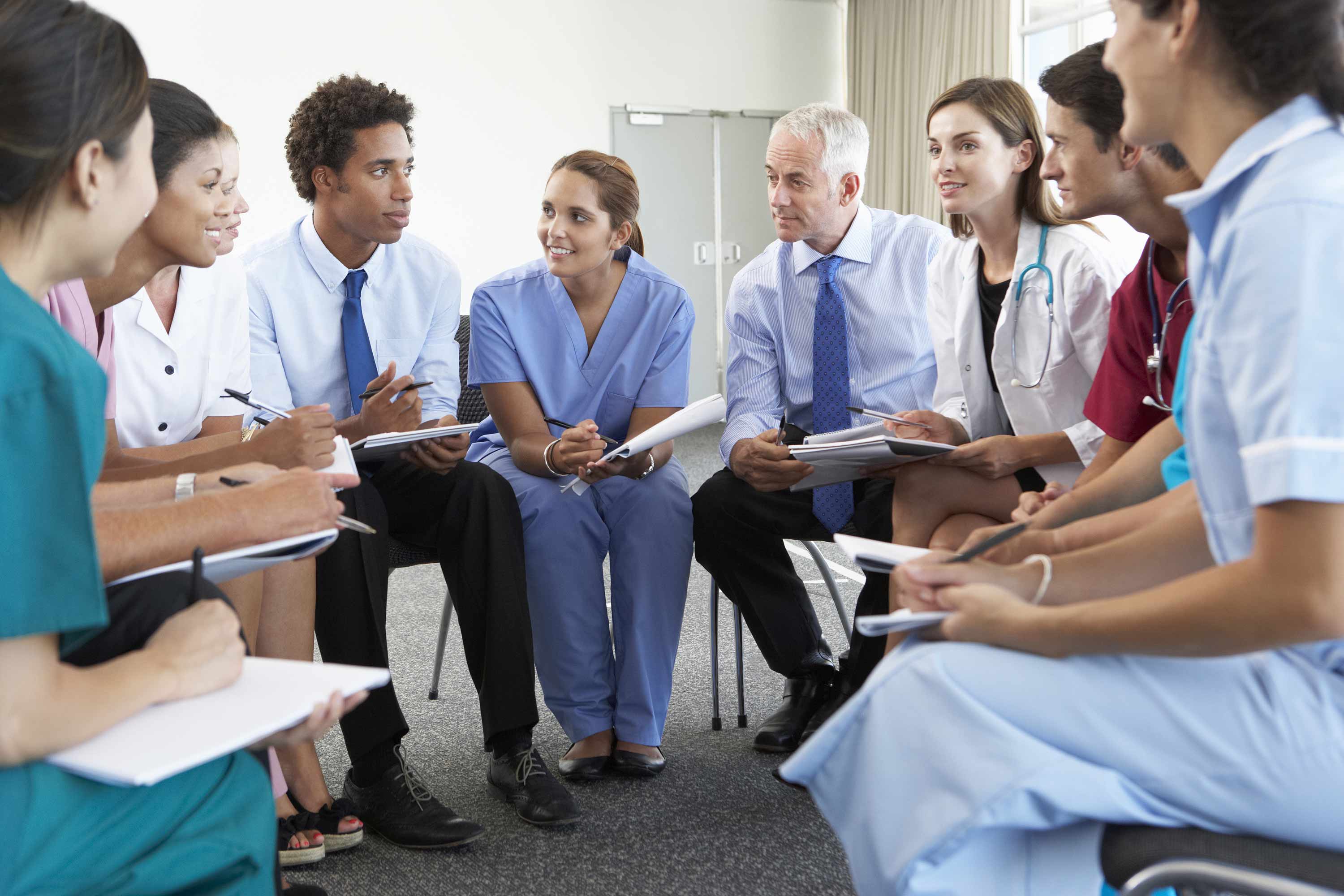 medical staff meeting image