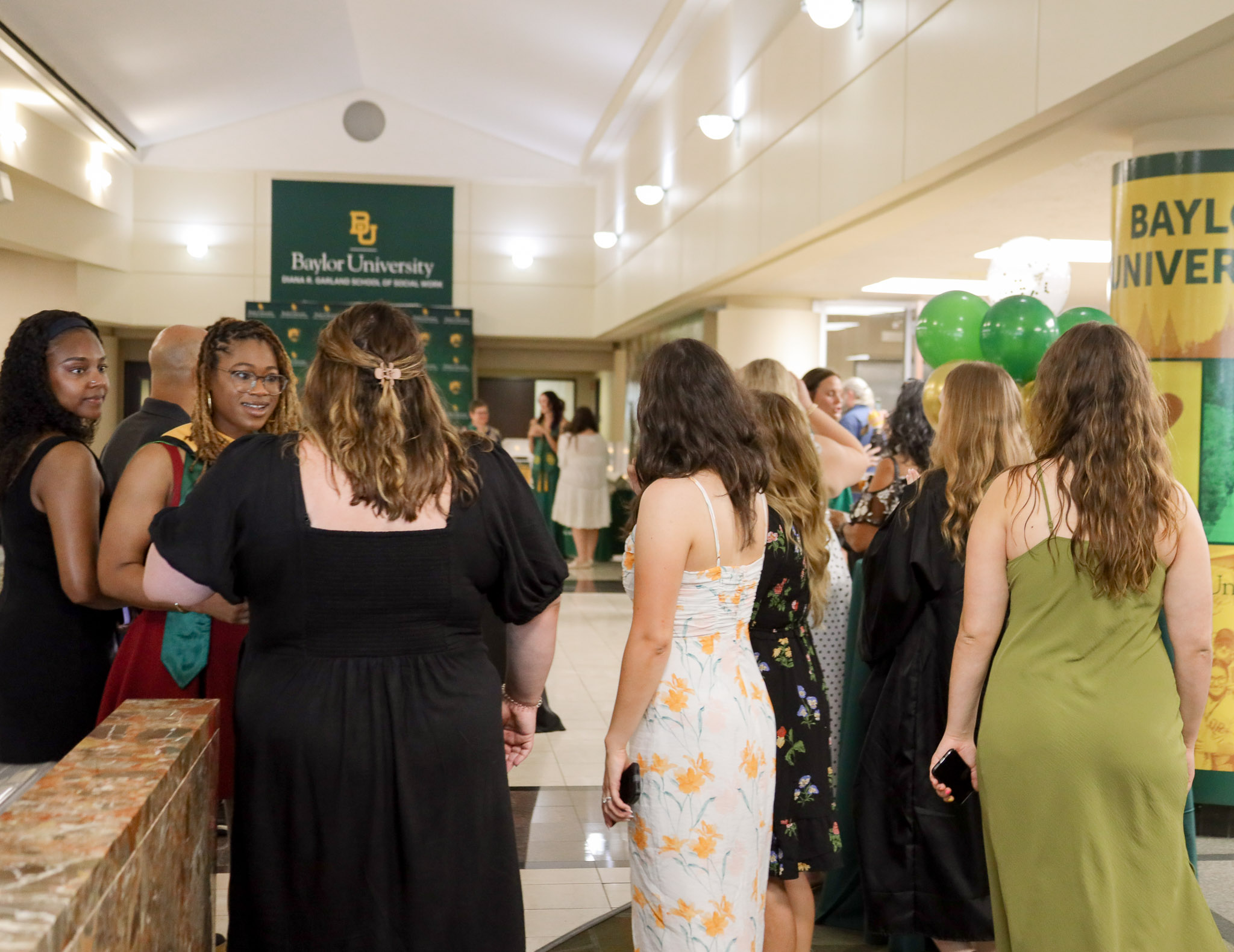 Garland Graduation Reception Guests