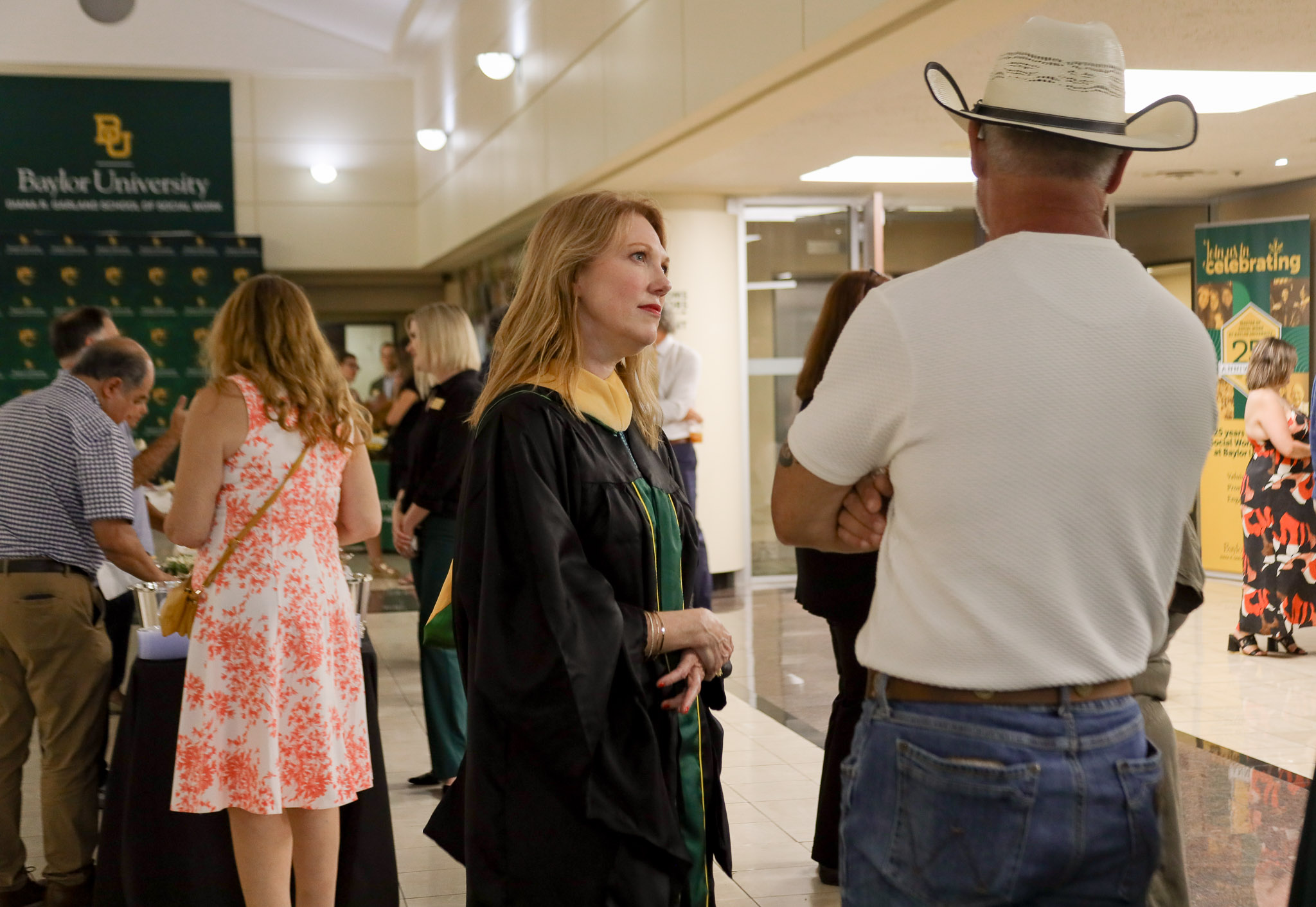 Garland Graduation Reception Guests