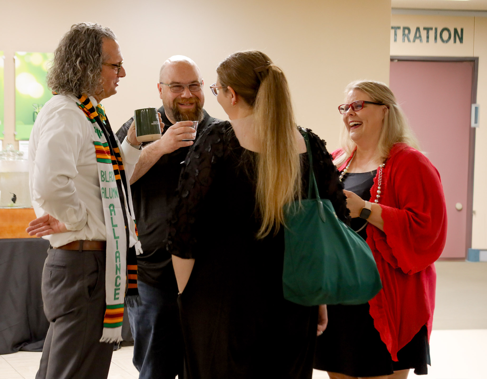 Garland Graduation Reception Guests 