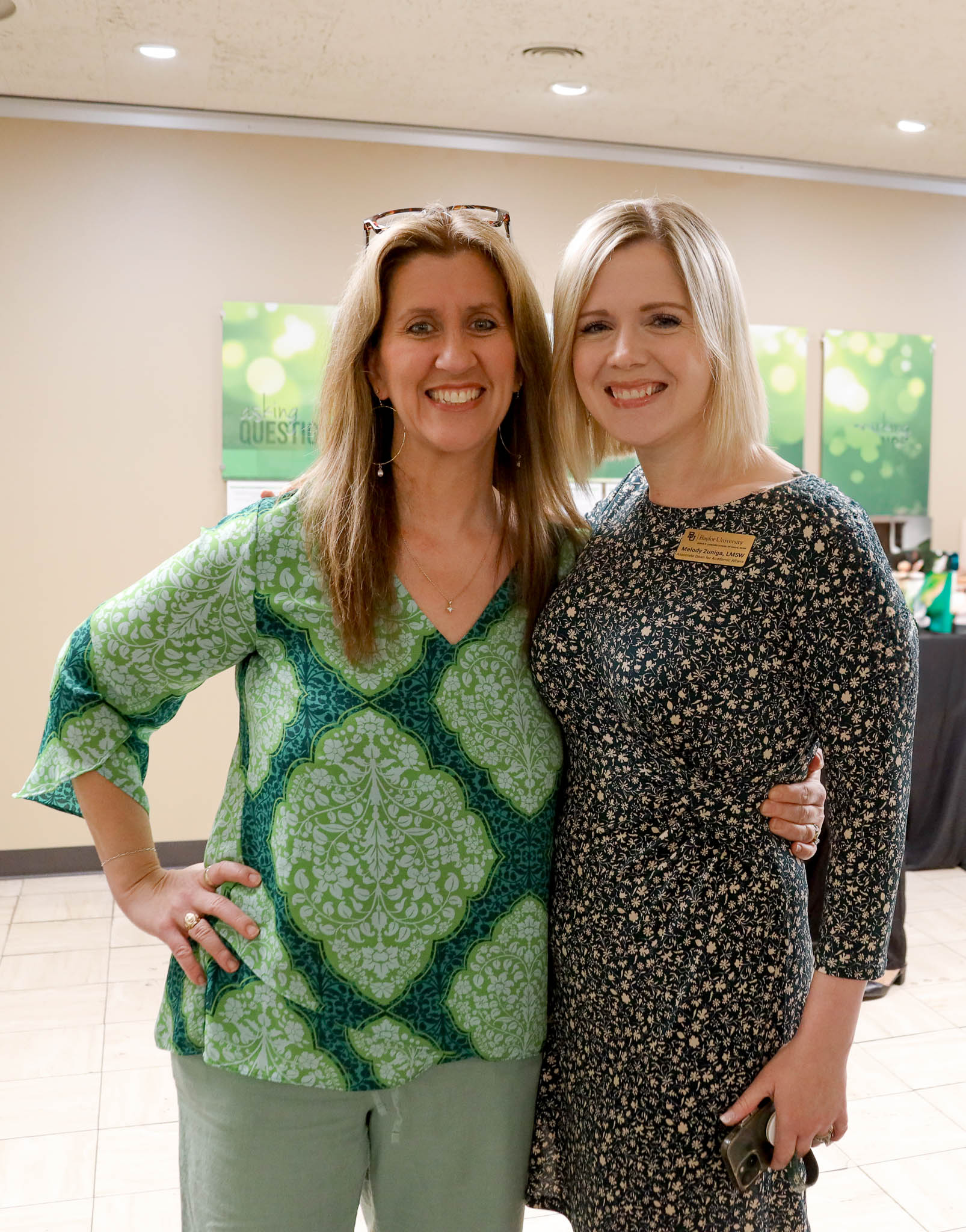 Director of Marketing, Nikki Willmoth, and Associate Dean, Dr. Melody York Zuniga