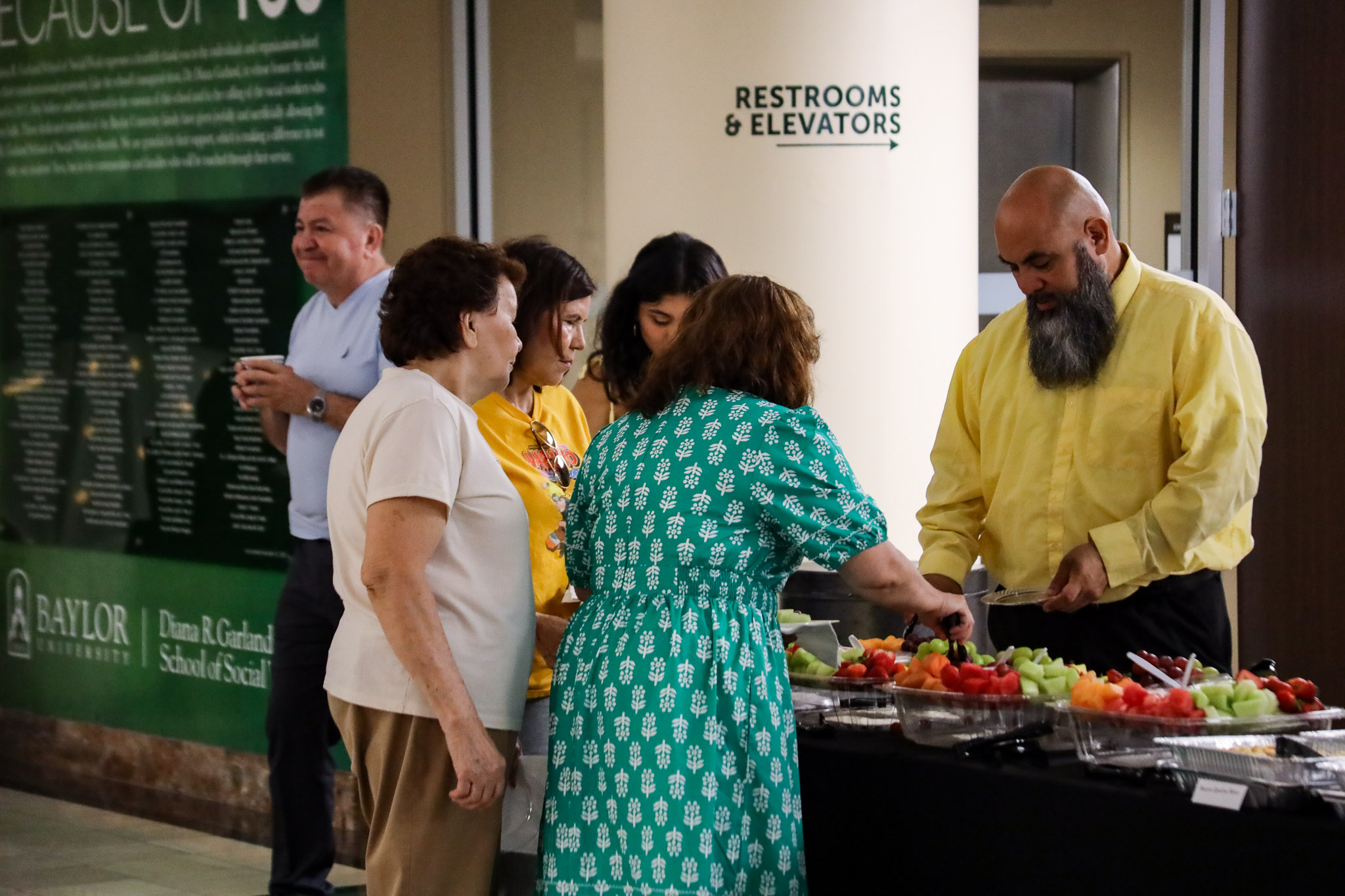 Garland Graduation Reception Guests Candid 