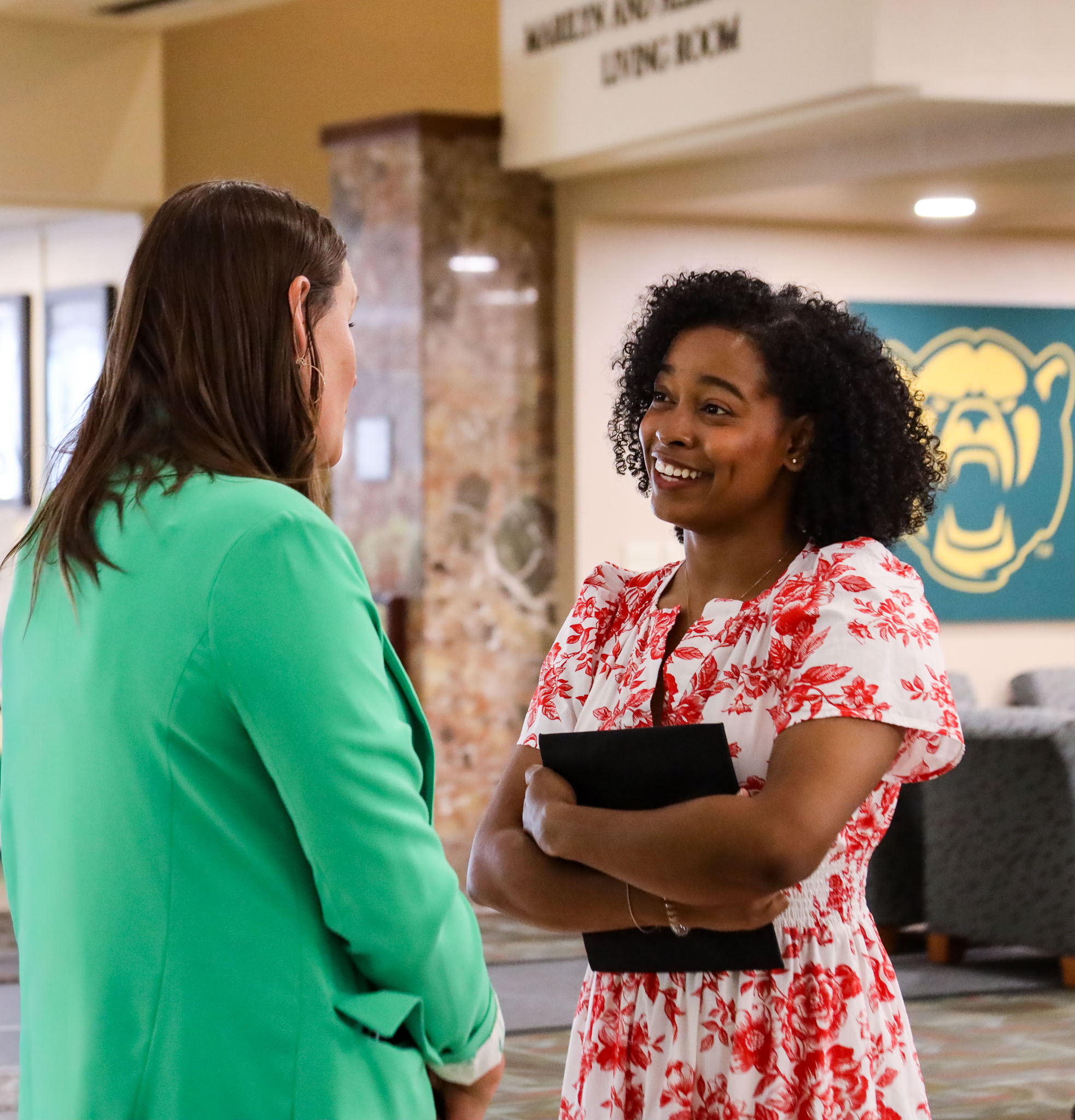 Garland Graduation Reception Guests Talking