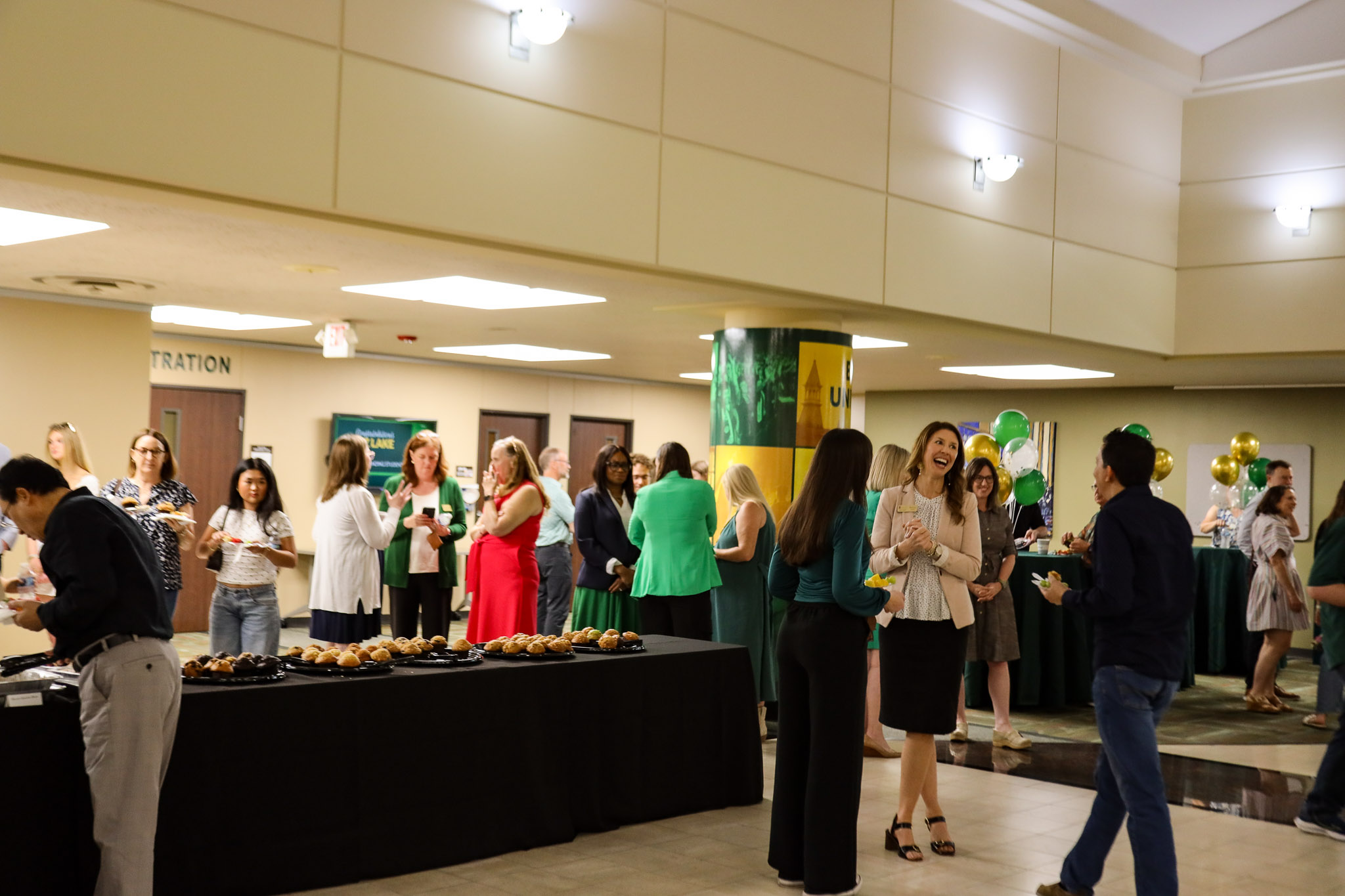 Garland Graduation Reception Guests