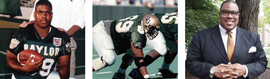 michael johnson playing football and now