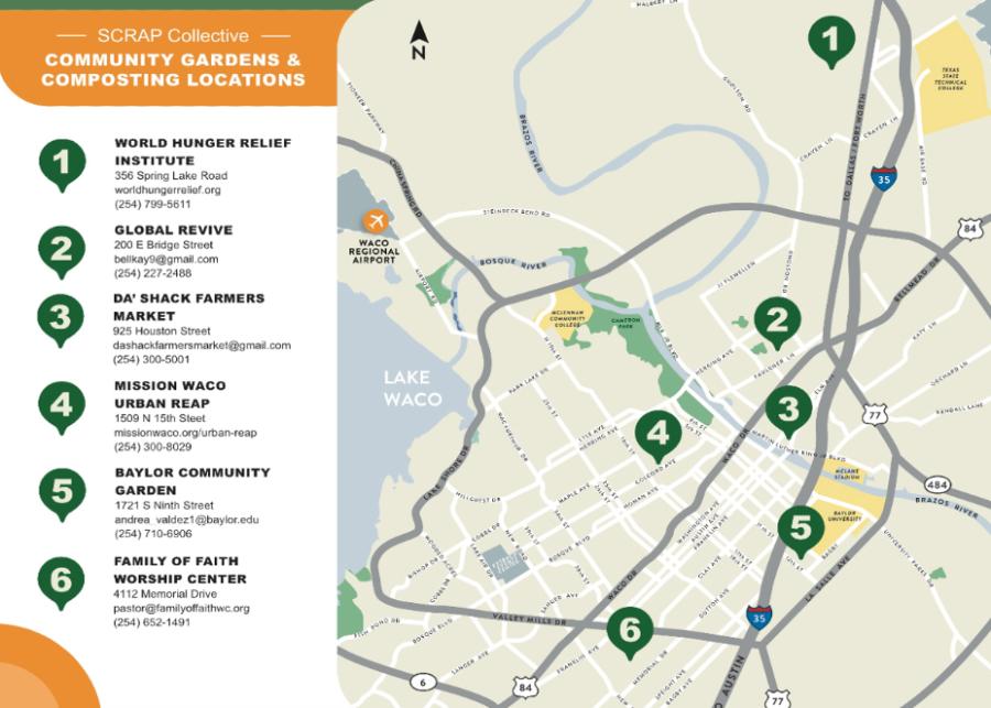 map to the locations of the partners